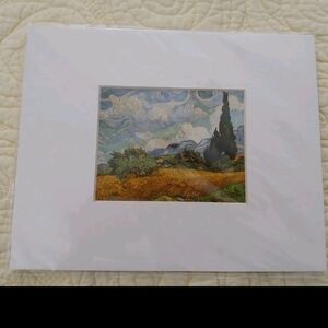 Vincent Van Gogh's Wheat Field with Cypresses (1889)